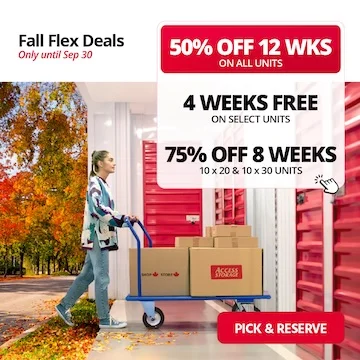 Access Storage - Sarnia Point Edward Promotion