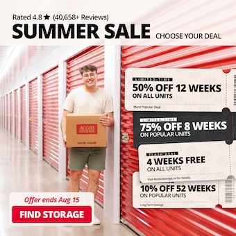 Access Storage - Sarnia Point Edward Promotion